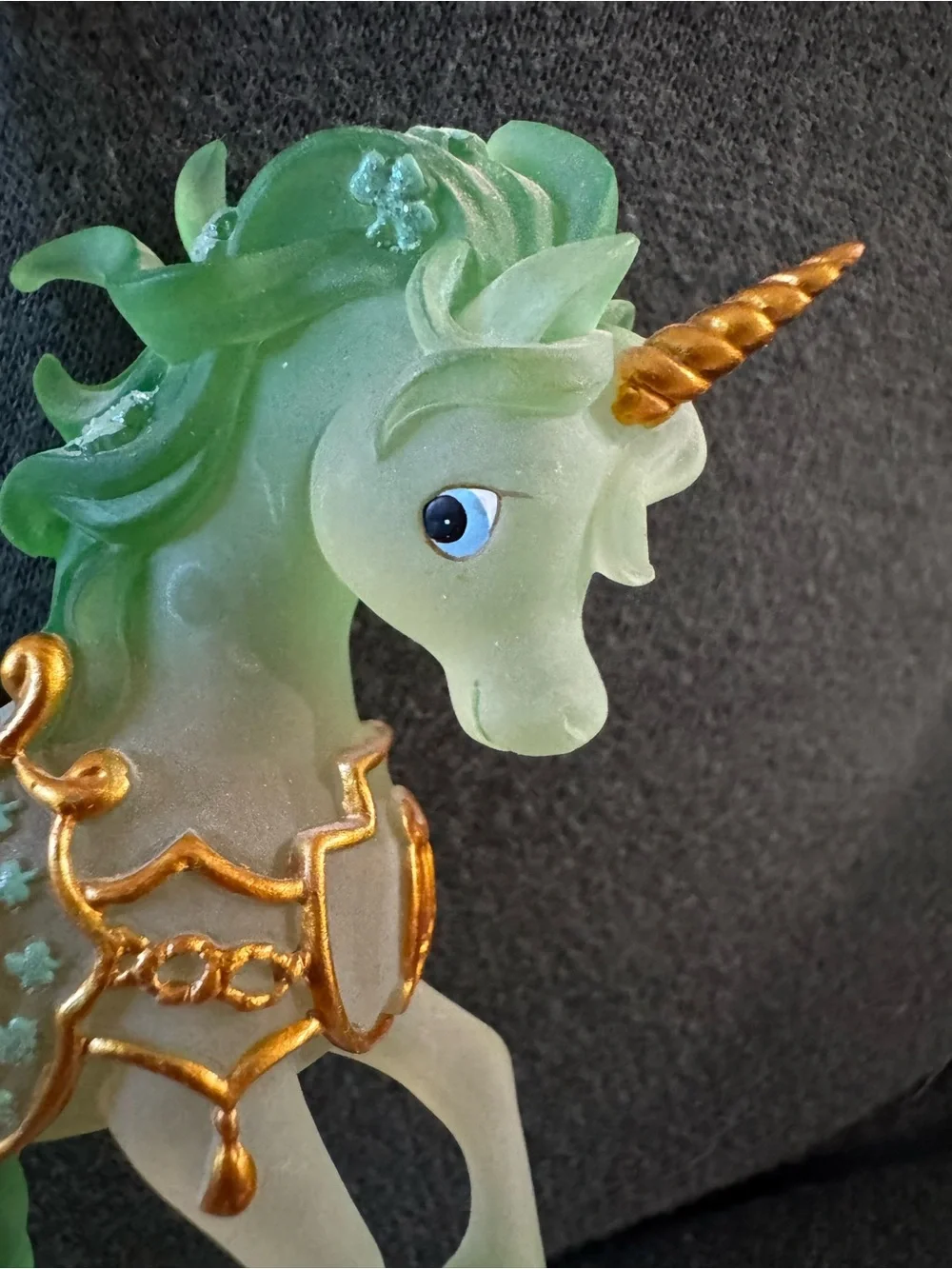 Rare-Irish luck of the Irish Unicorn Carousel Collection by Hamilton Collection